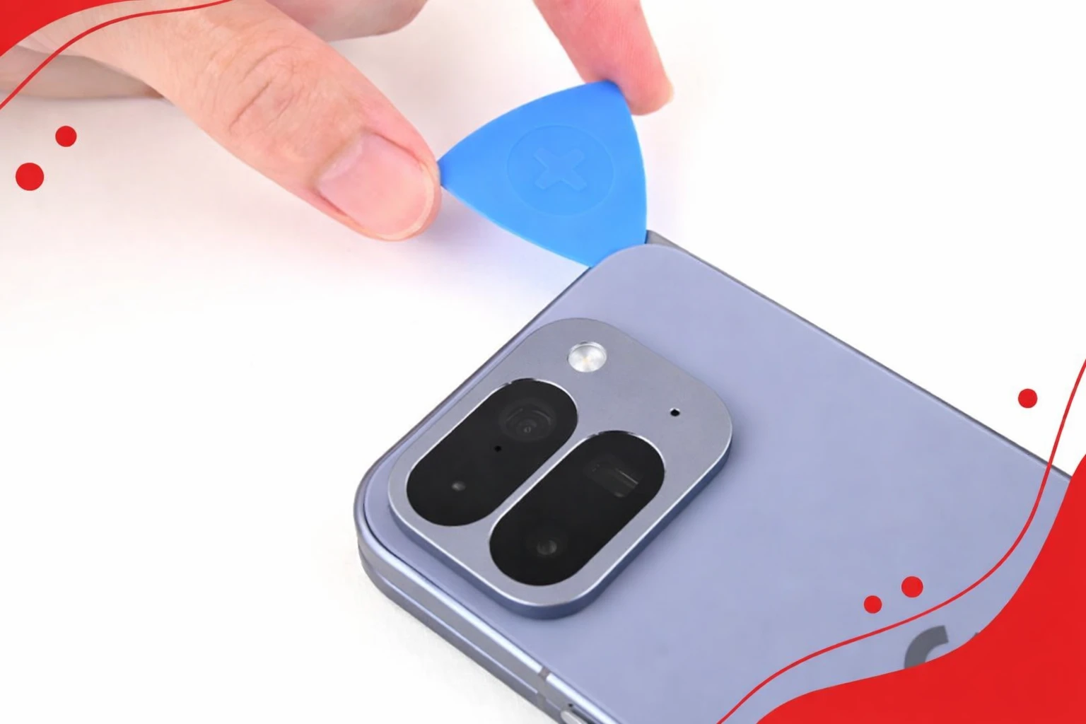 Substituição do conjunto da tela interna do Google Pixel 10 Pro Fold